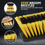 24" Heavy Duty Push Broom with Long Handle