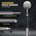 24" Heavy Duty Push Broom with Long Handle