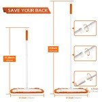 Dust Mop with 2 Washable Microfiber Pads