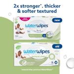 Plastic-Free Textured Baby Wipes, 540 Count