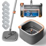 KZKR Spin Mop Bucket Set with Replaceable Pads