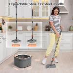 KZKR Spin Mop Bucket Set with Replaceable Pads