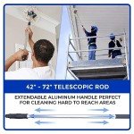 Heavy Duty Cotton Wedge Dust Mop Head with Handle