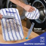 Masthome XL Microfiber Flat Mop with 5 Reusable Heads