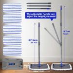 Masthome XL Microfiber Flat Mop with 5 Reusable Heads