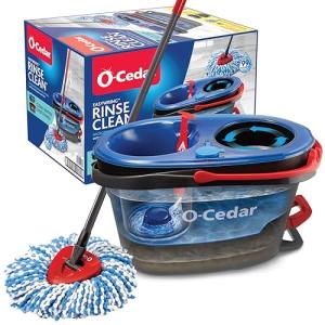 O-Cedar RinseClean Spin Mop & Bucket Set