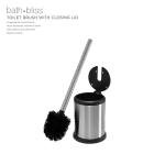 Bath Bliss Toilet Brush with Holder and Lid