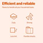 Amazon Basics 12 Double Thickness Paper Towels