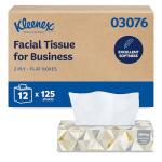 Kimberly-Clark Facial Tissue, 125 Sheets, Case of 12