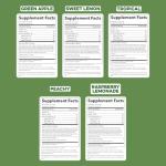 Greens Powder Mix - 10 Flavor Variety Pack