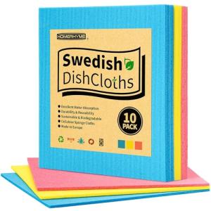 10 Pack Absorbent Kitchen Towels and Cloths