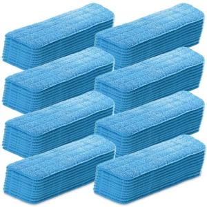 40 Pack Microfiber Mop Pads for Floor Cleaning