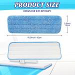 40 Pack Microfiber Mop Pads for Floor Cleaning