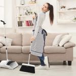Adjustable Broom and Dustpan Set for Easy Cleaning