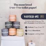 Betterway Bamboo 3-Ply Toilet Paper 12 Rolls