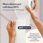 Betterway Bamboo 3-Ply Toilet Paper 12 Rolls