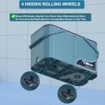 4-Chamber Spin Mop and Bucket Set with Replacement Heads