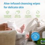Medline Aloetouch Heavyweight Cleaning Wipes