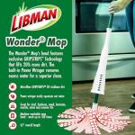 Libman Wonder Mop Kit with Refillable Heads