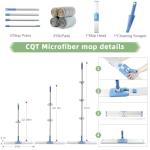 Microfiber Floor Mop Cleaning System with Pads