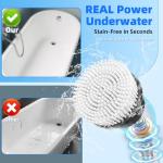Electric Spin Scrubber with 7 Brush Heads