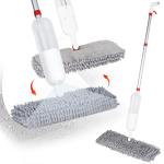 Versatile Spray Mop with Reusable Microfiber Pads