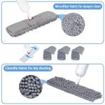 Versatile Spray Mop with Reusable Microfiber Pads