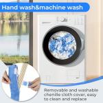 2-in-1 Window Squeegee with Extendable Pole