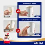 JOLLY CHEF 300 Pack 12 oz Disposable Coffee Cups