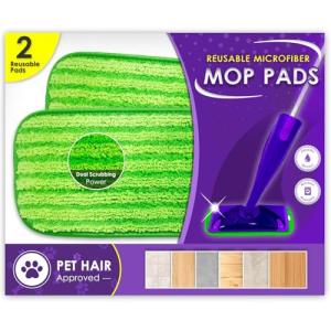 Swiffer Wet Jet Compatible Reusable Mop Pads - 2 Pack