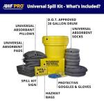 30 Gallon Universal Spill Kit - 81 Pieces