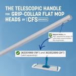 Telescopic Mop Handle for Flat Head Mops