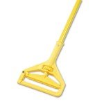 60in Side-Latch Plastic Mop Handle - Yellow