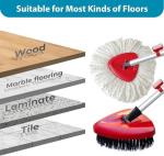 SuperAbound Spin Mop Replacement Head and Base Set