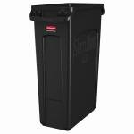 Rubbermaid Slim Jim 23 Gal Trash Can - Black