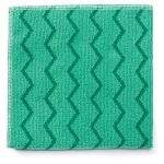 Rubbermaid Microfiber Cleaning Cloth, 16"x16", Green