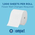 Coreless 2-Ply Recycled Toilet Paper - 36 Rolls