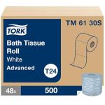 Tork Advanced 2-Ply Bath Tissue Roll, 500 Sheets