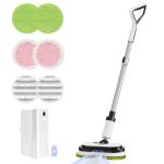 Cordless Electric Mop with LED Headlight & Water Sprayer
