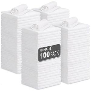100 Pack Microfiber Shop Towels for Cleaning