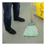 Boardwalk 60" Spring Grip Metal Mop Handle