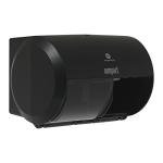 High-Capacity Coreless Toilet Paper Dispenser - Black