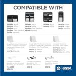 High-Capacity Coreless Toilet Paper Dispenser - Black