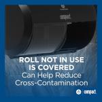 High-Capacity Coreless Toilet Paper Dispenser - Black