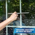 Unger 12” Stainless Steel Window Cleaning Squeegee