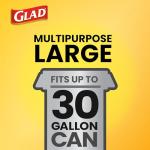 Glad ForceFlex 30 Gallon Pine-Sol Scented Trash Bags