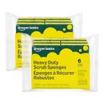 Heavy Duty Sponges – 6 Pack by Amazon Basics