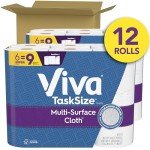Viva Multi-Surface Task Size Paper Towels - 12 Rolls