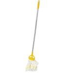 Blue Loop-End Wet Mop with Adjustable Handle