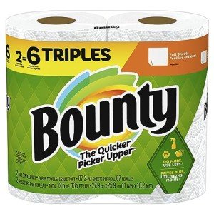 Bounty Full Sheet White Paper Towels - 6 Rolls